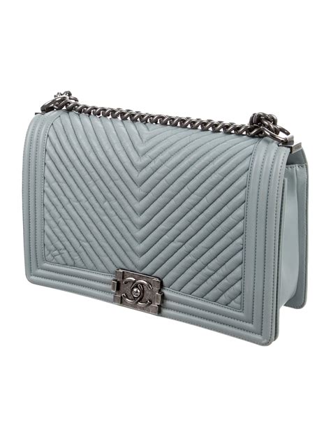 chanel chevron boy bag replica